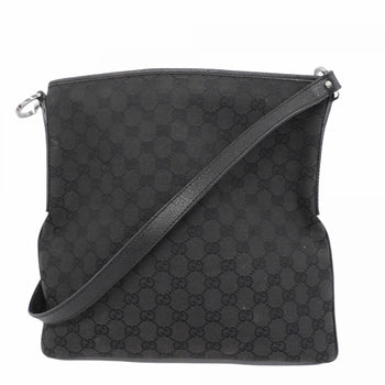 Gucci Gg Canvas Shoulder Bag 113013 Black