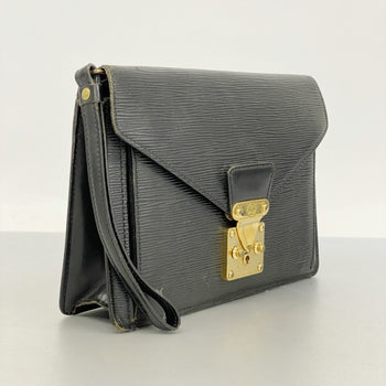 Louis Vuitton Epi Leather Pochette Serie Dragonne Clutch Bag M52612 Noir