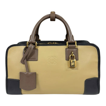 Loewe Amazona 28 Handbag Leather 352.69La03 Beige