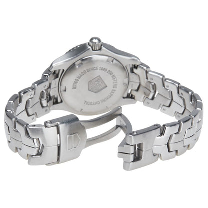 Tag Heuer Link Shell Dial Watch Wj1316 Quartz Blue Stainless Steel