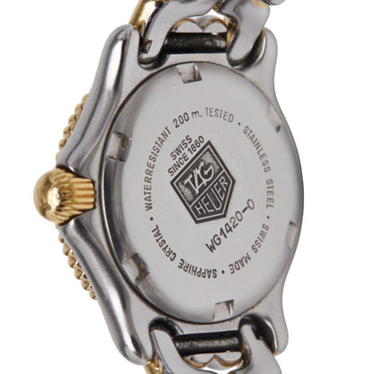 Tag Heuer Cell Watch Wg1420-0 Quartz Gray Dial Stainless Steel Plated