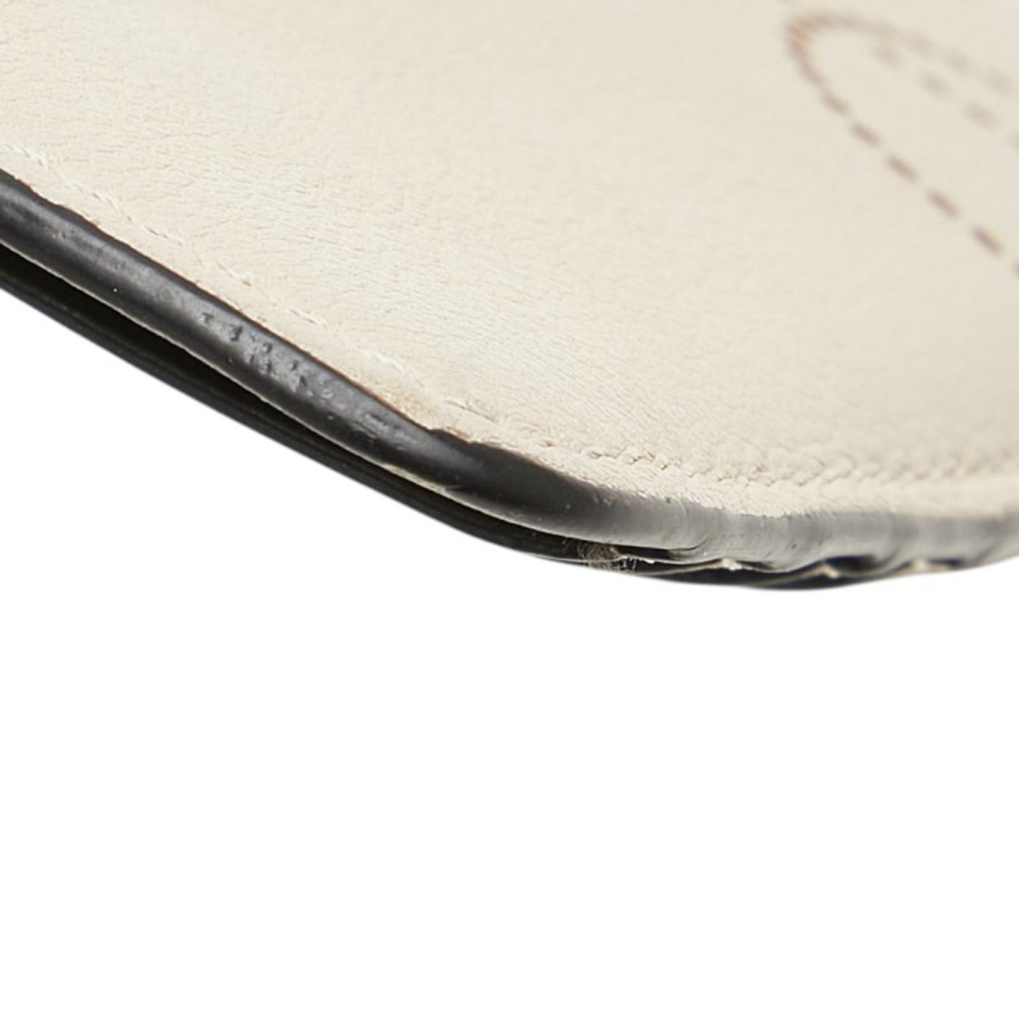 Loewe Anagram Wallet/Coin Case Beige Leather