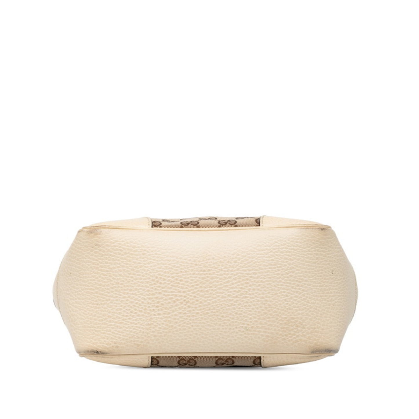 Gucci Gg Canvas Handbag/Shoulder Bag 2Way 449241 Beige Ivory Leather