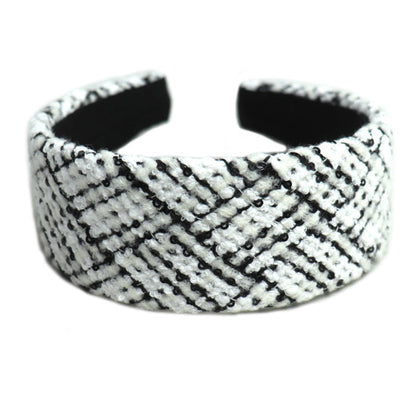 Chanel Tweed Coco Mark 23B Hair Headband Aa9458 Sequins