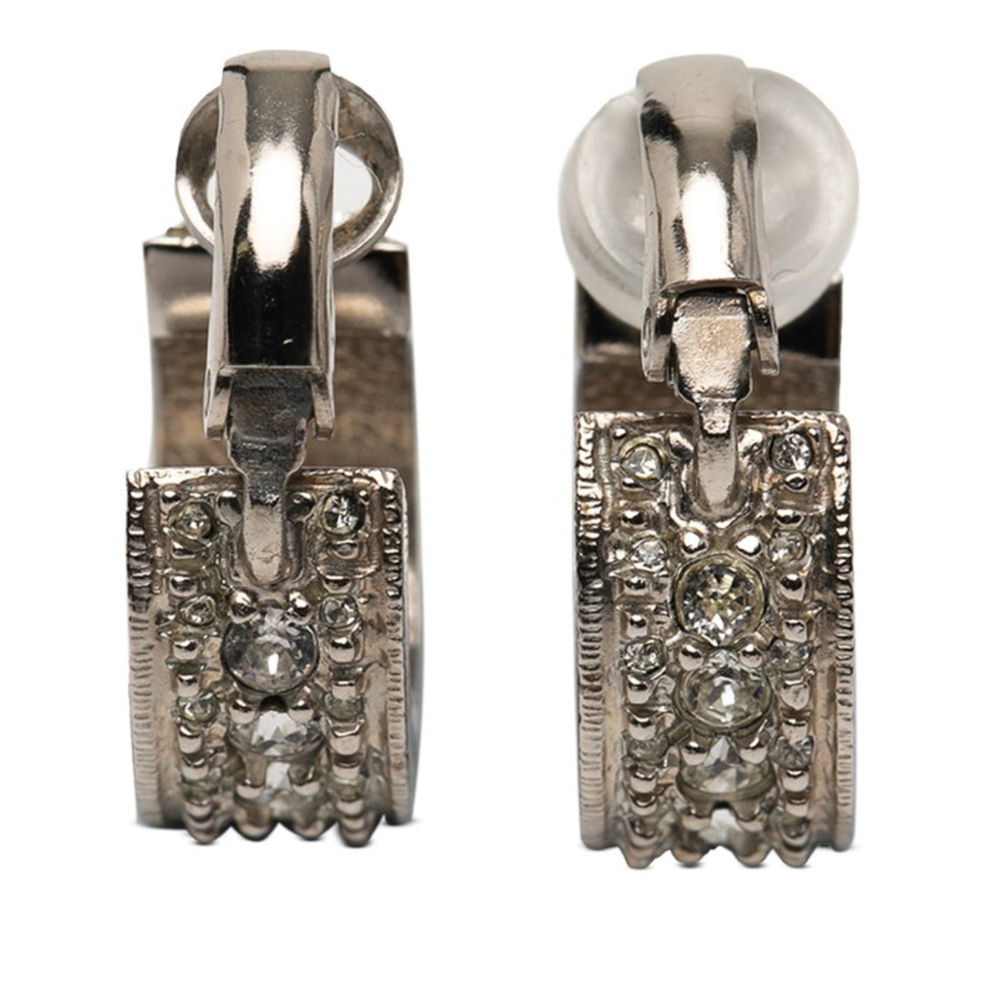 Chanel Coco Mark Rhinestone Earrings