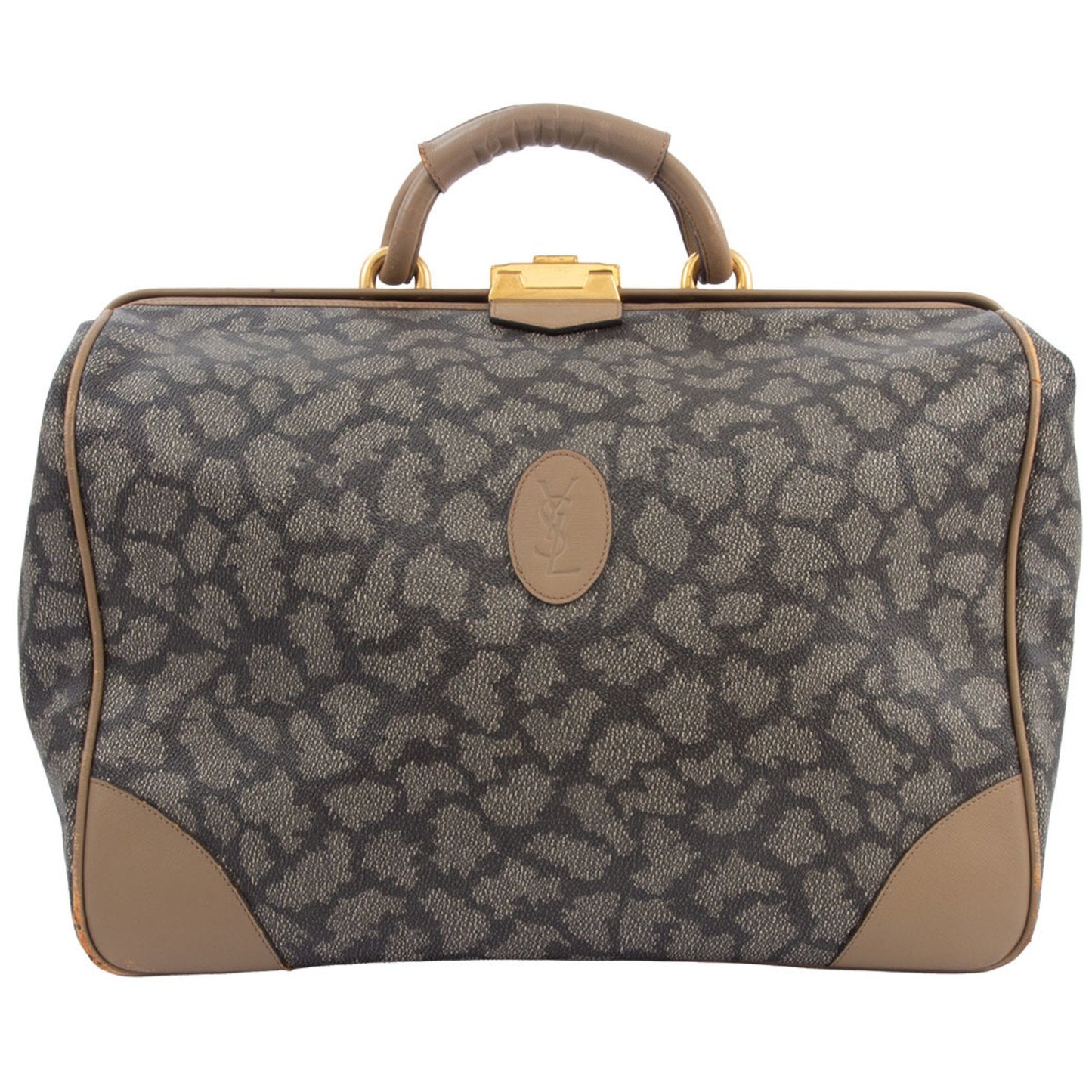Yves Saint Laurent Doctor Bag Handbag Brown