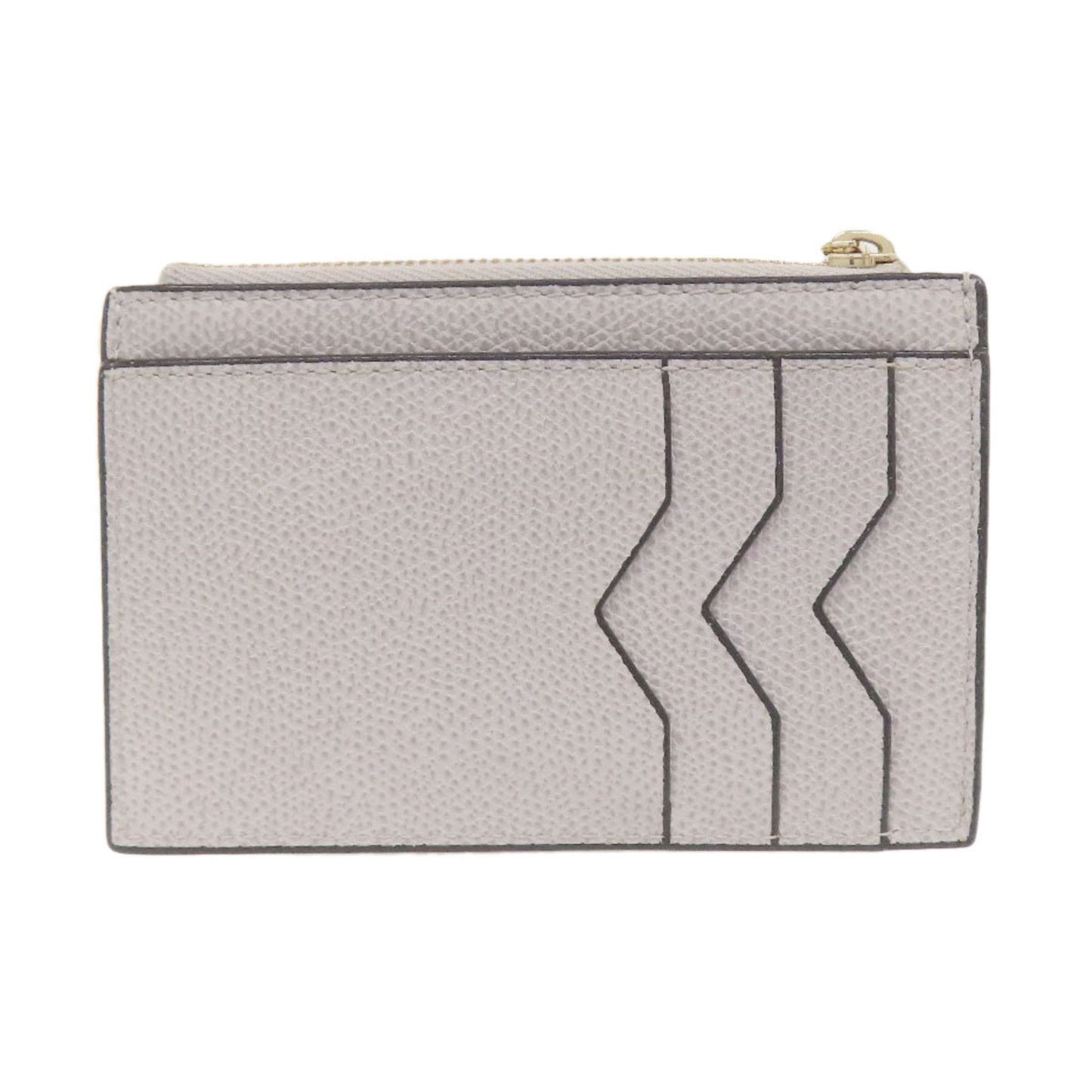 Valextra Logo Coin Case Leather