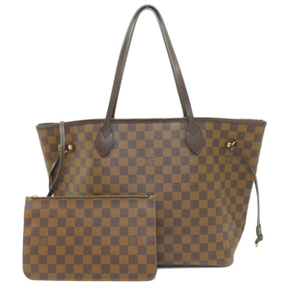 Louis Vuitton N41358 Neverfull Mm Damier Ebene Tote Bag Canvas