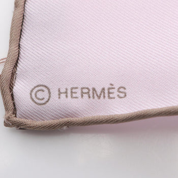 Hermes Herms Carr 90 A.M. Cassandre Silk Scarf