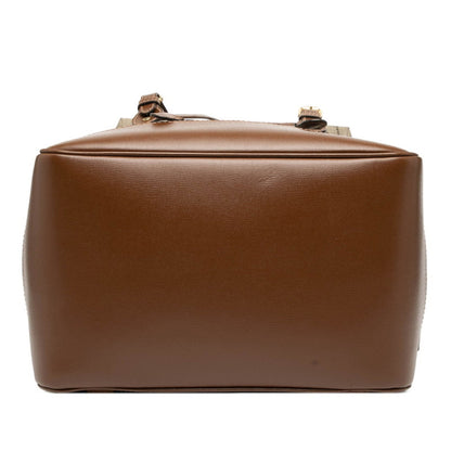 Gucci Gg Supreme Interlocking G Backpack 696013 Brown Leather