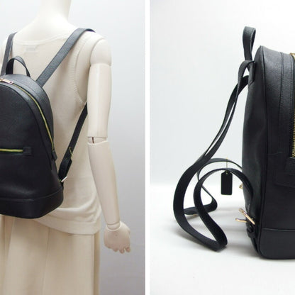 Coach Kenley Crossgrain Backpack Black