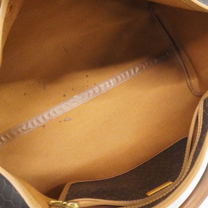 Christian Dior Boston Bag Honeycomb Gray Brown