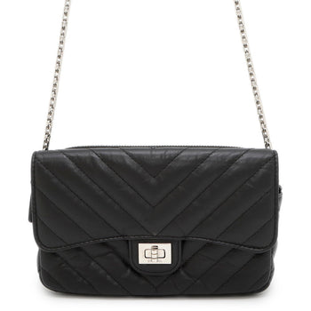 Chanel Chain Shoulder Bag Chevron V-Stitch 2.55 Mademoiselle Ap2215 Chanel Pochette
