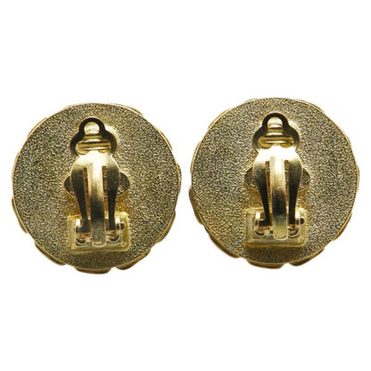Vintage Chanel Coco Mark Round Earrings