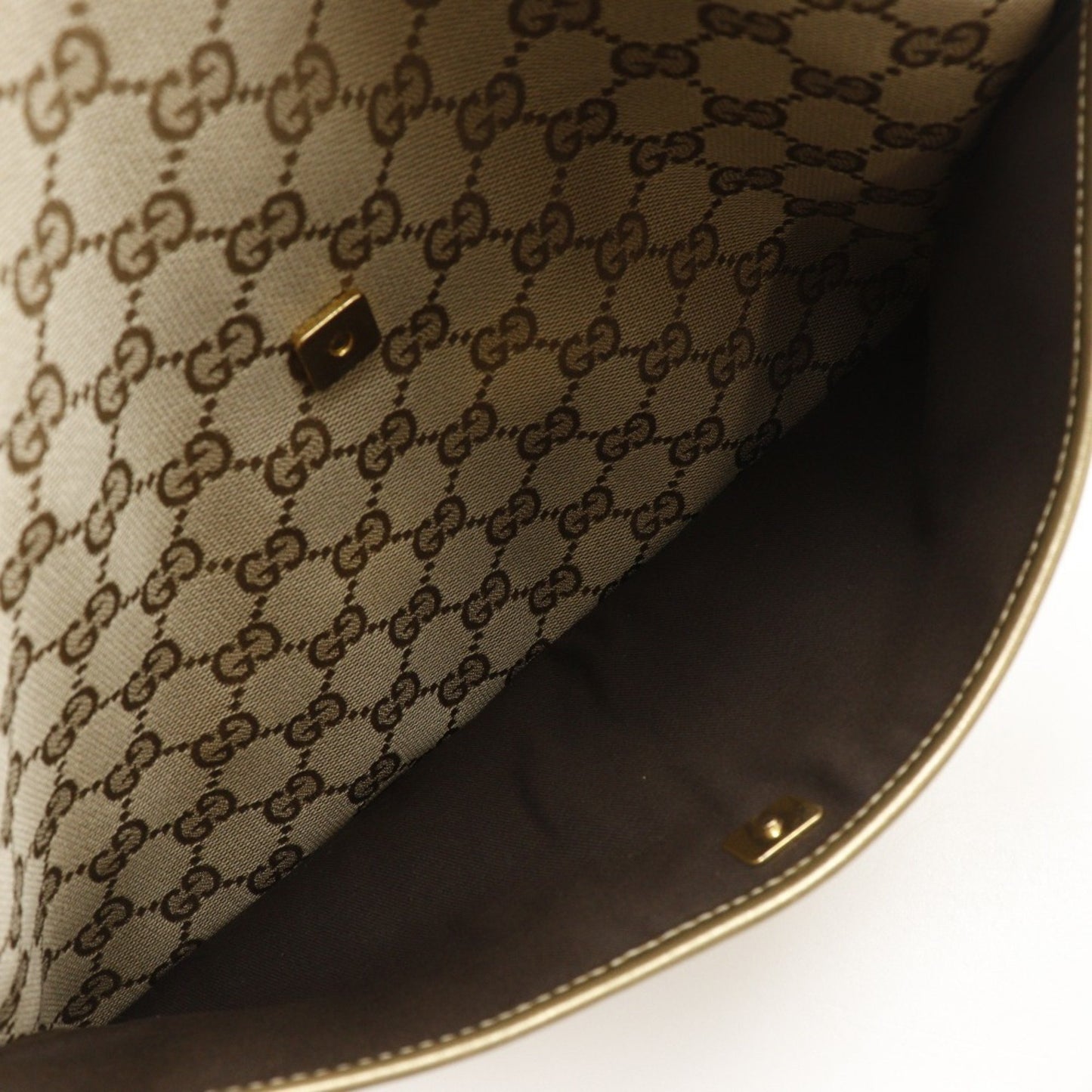 Gucci Shoulder Bag 145857 Gg Canvas Beige A5