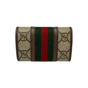 Gucci Gg Marmont 6-Ring Key Case In Supreme Canvas