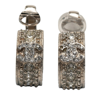 Chanel Coco Mark Rhinestone Earrings