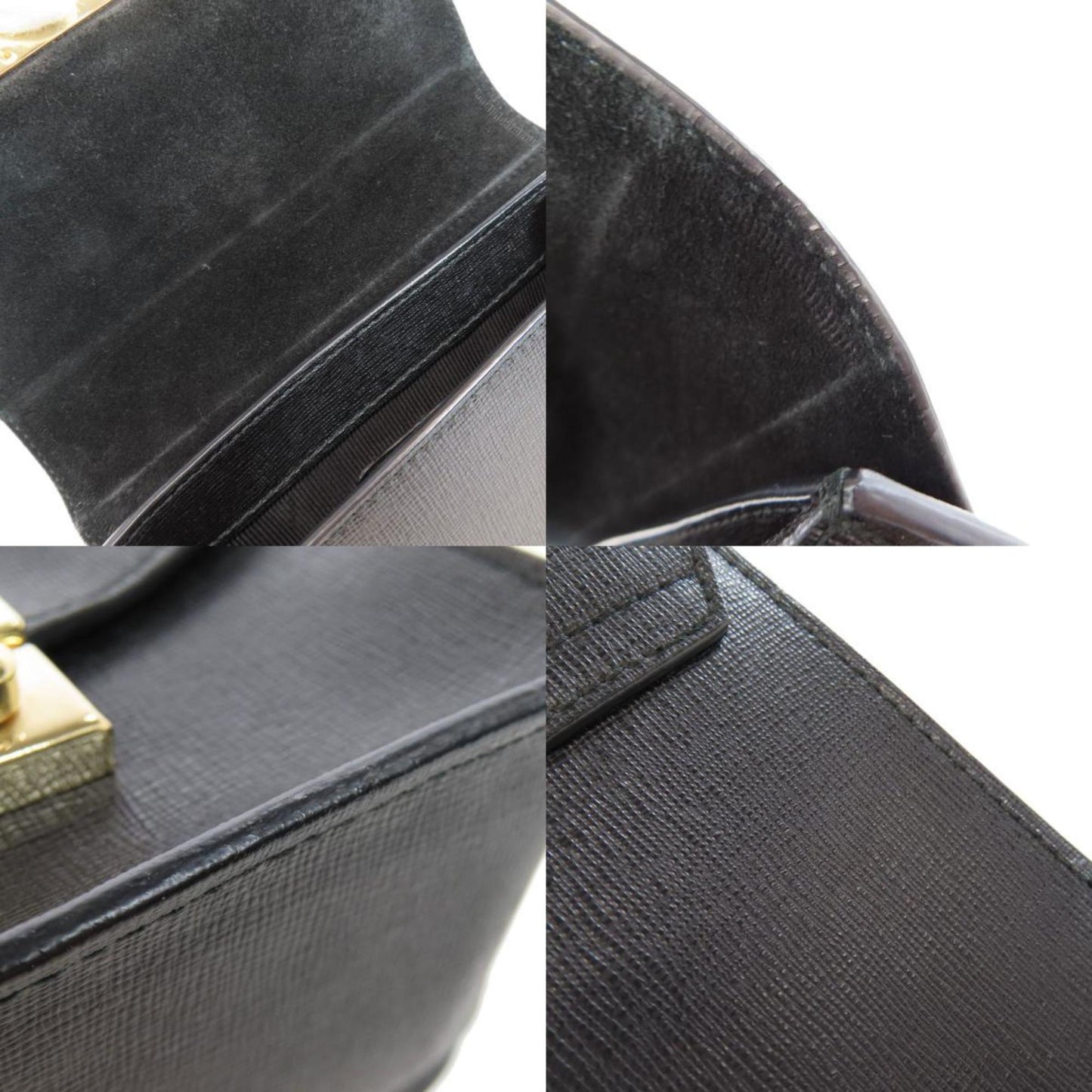 Furla Chain Shoulder Bag Leather