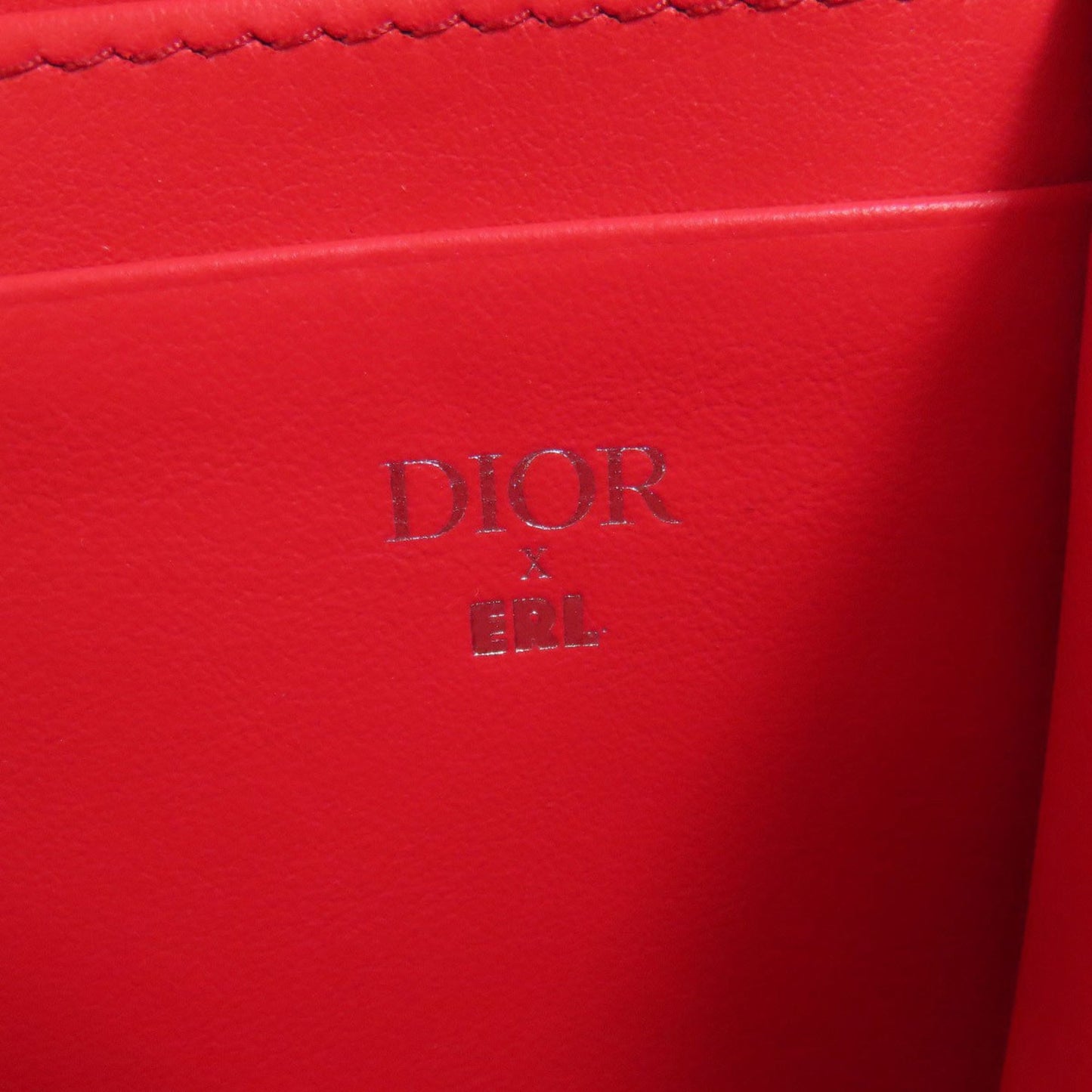 Christian Dior Erl Collaboration Trotter Pattern Mirage Nylon Shoulder Bag