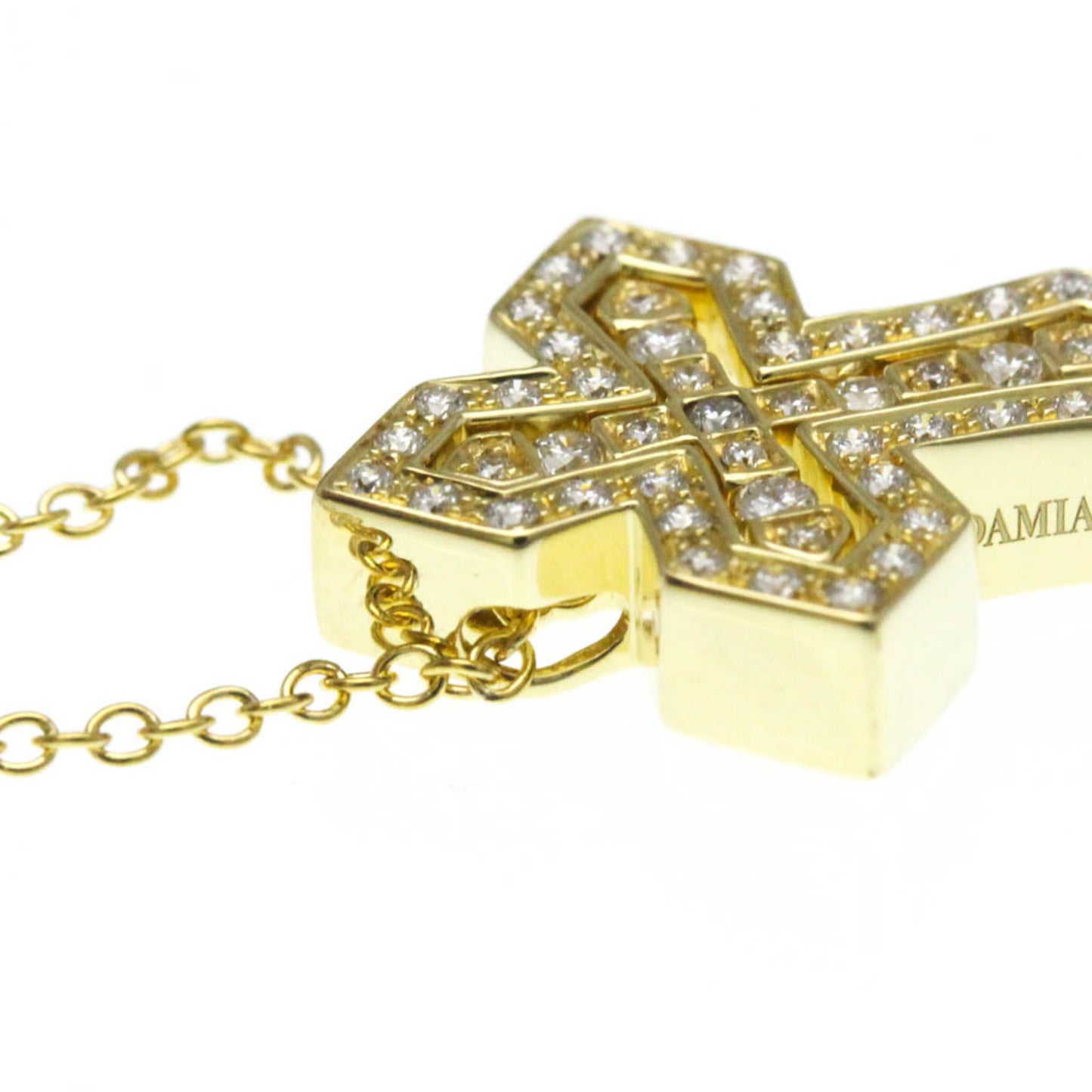 Damiani Belle Epoque Crown Necklace Xxs Yellow Gold (18K) Diamond Men