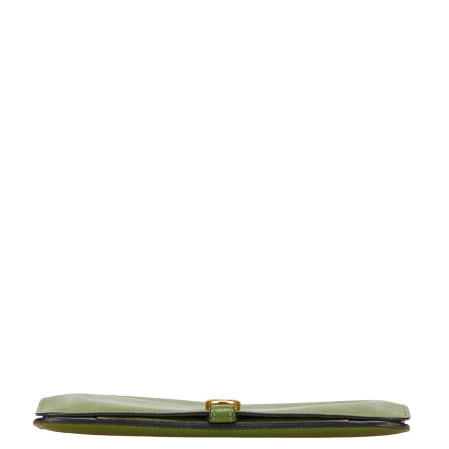 Hermes Herms Dogon Gm Bifold Wallet In Green Swift