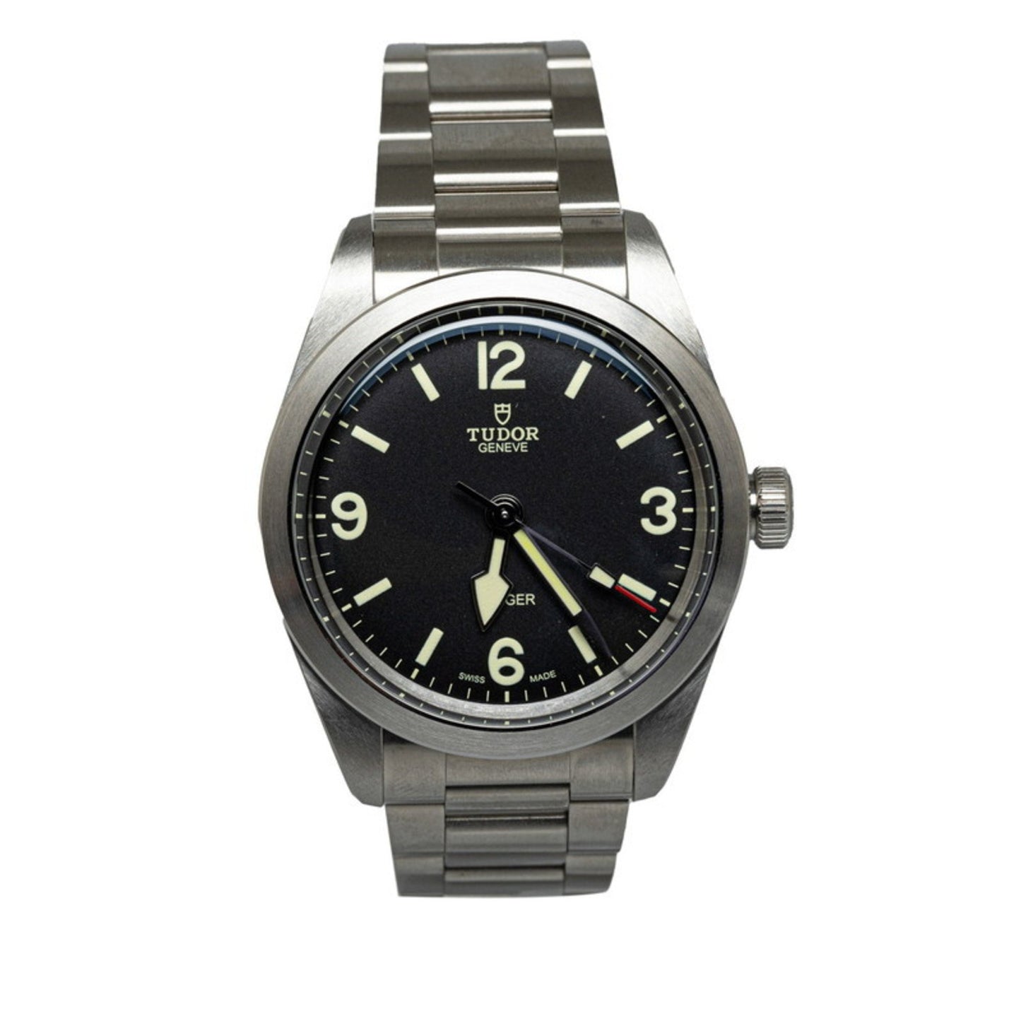 Tudor Ranger Watch 79950 Automatic Black Dial Stainless Steel