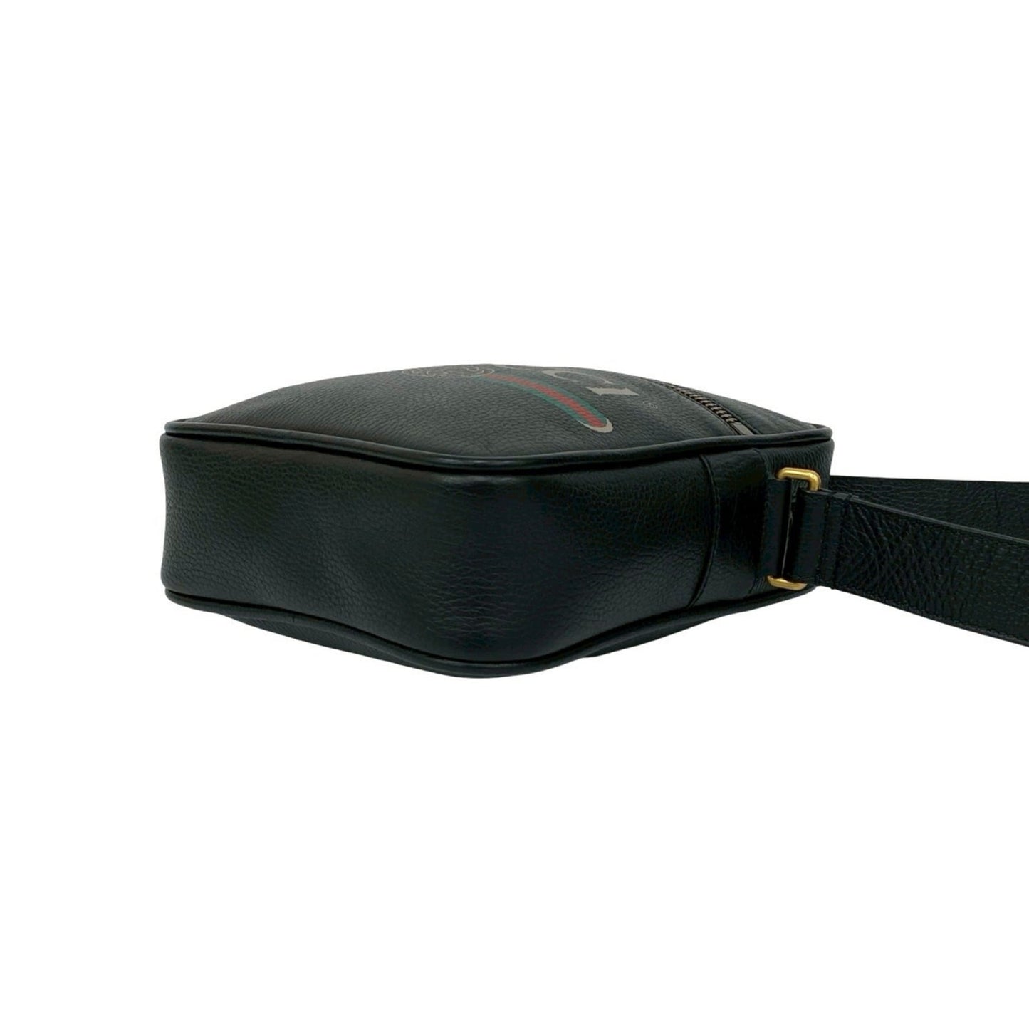 Gucci Sherry Line Gg Logo Leather Shoulder Bag