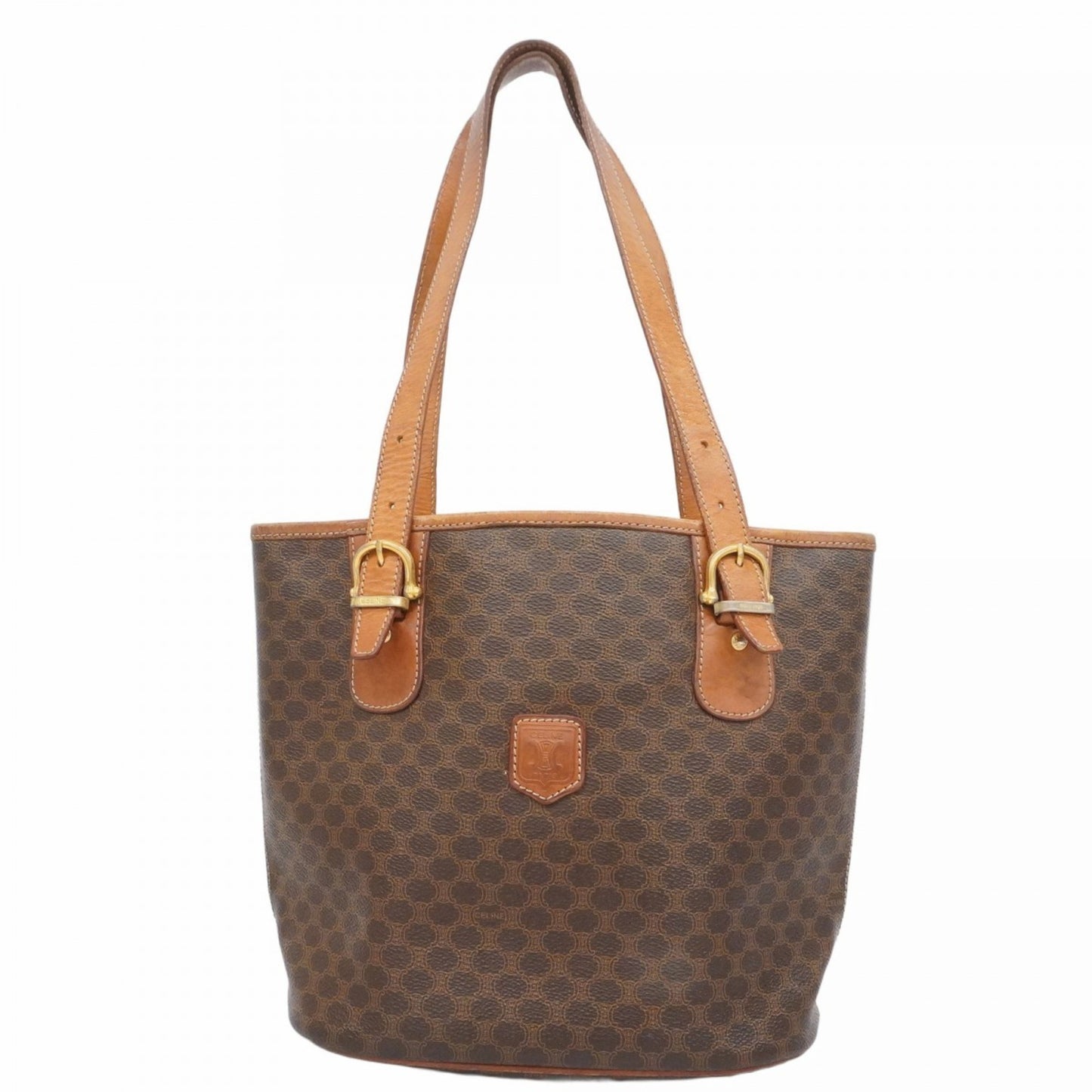 Celine Tote Bag Macadam Brown