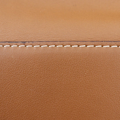 Loewe L Shoulder Bag Calf Brown A5 Logo