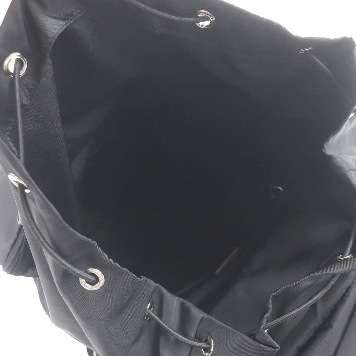 Prada 2Vz019 Saffiano Leather Re-Nylon Triangle Logo Backpack/Daypack