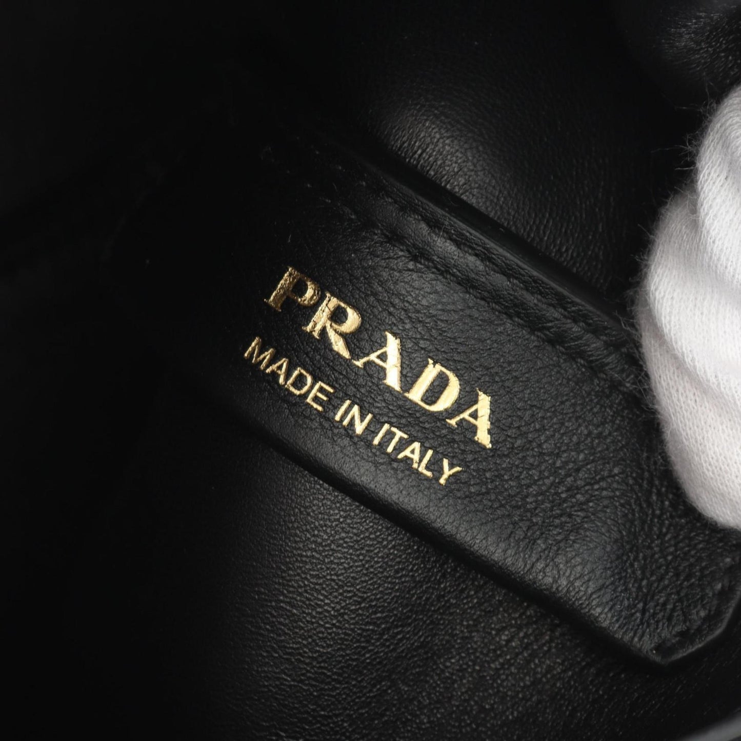 Prada Soft Grain Tote Bag Leather