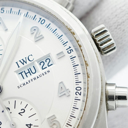 Iwc Schaffhausen Spitfire Iw371705 Silver Dial