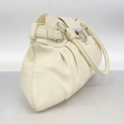 Salvatore Ferragamo Gancini Leather Handbag