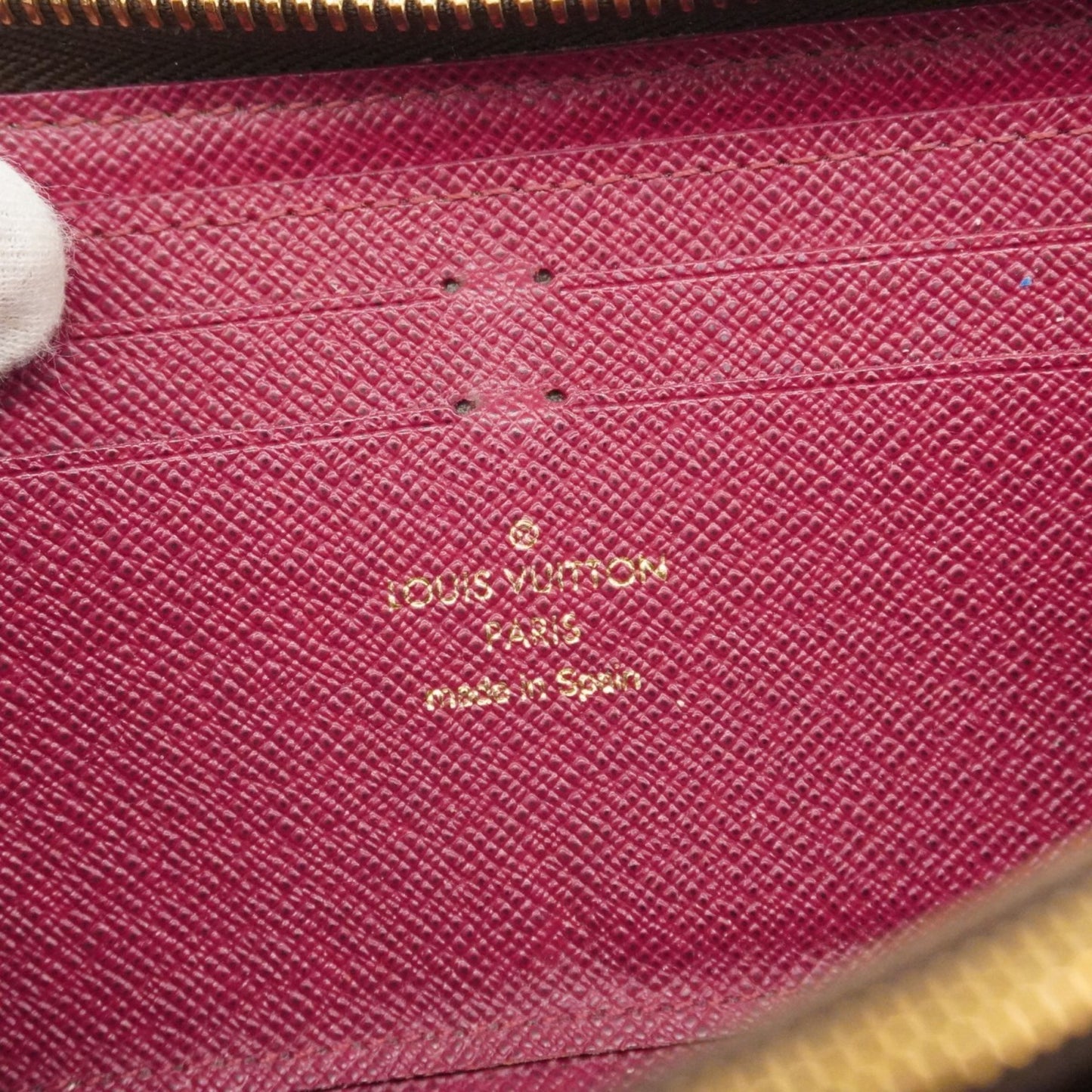 Louis Vuitton Monogram Portefeuille Clemence Long Wallet M60742 Fuchsia