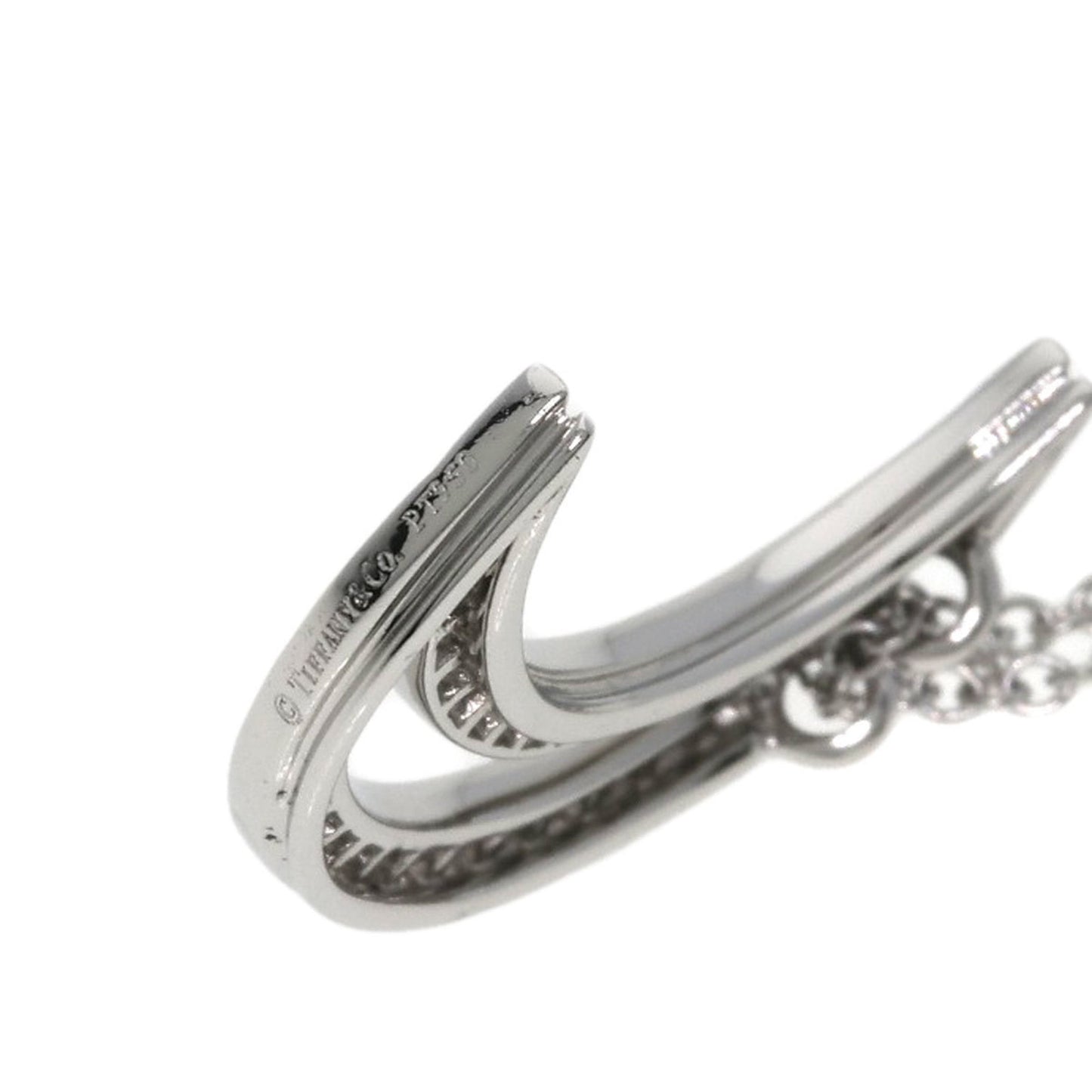 Tiffany Moon Diamond Necklace In Platinum Pt950