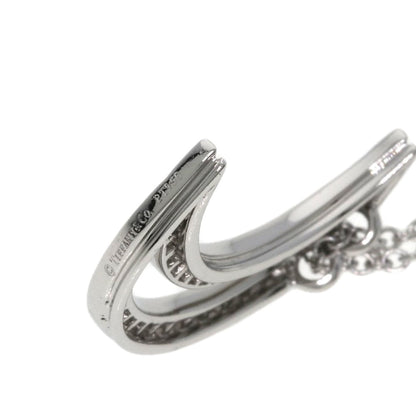 Tiffany Moon Diamond Necklace In Platinum Pt950