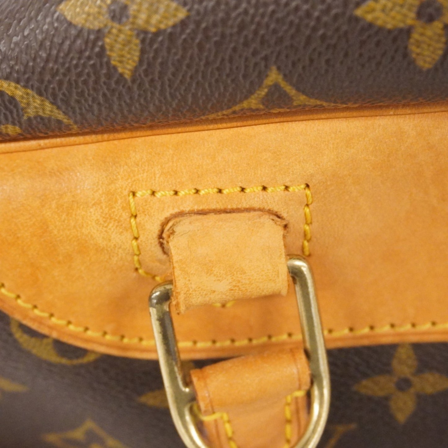 Louis Vuitton Monogram Deauville Handbag M47270 Brown