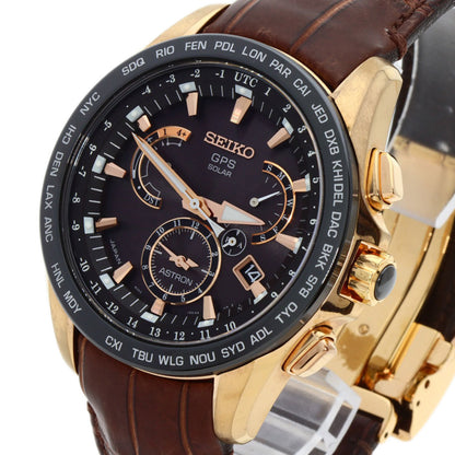Seiko Sbxb060 8X53-0Af0-2 Astron Novak Djokovic Collaboration 3000 Limited Edition Watch Gp Leather