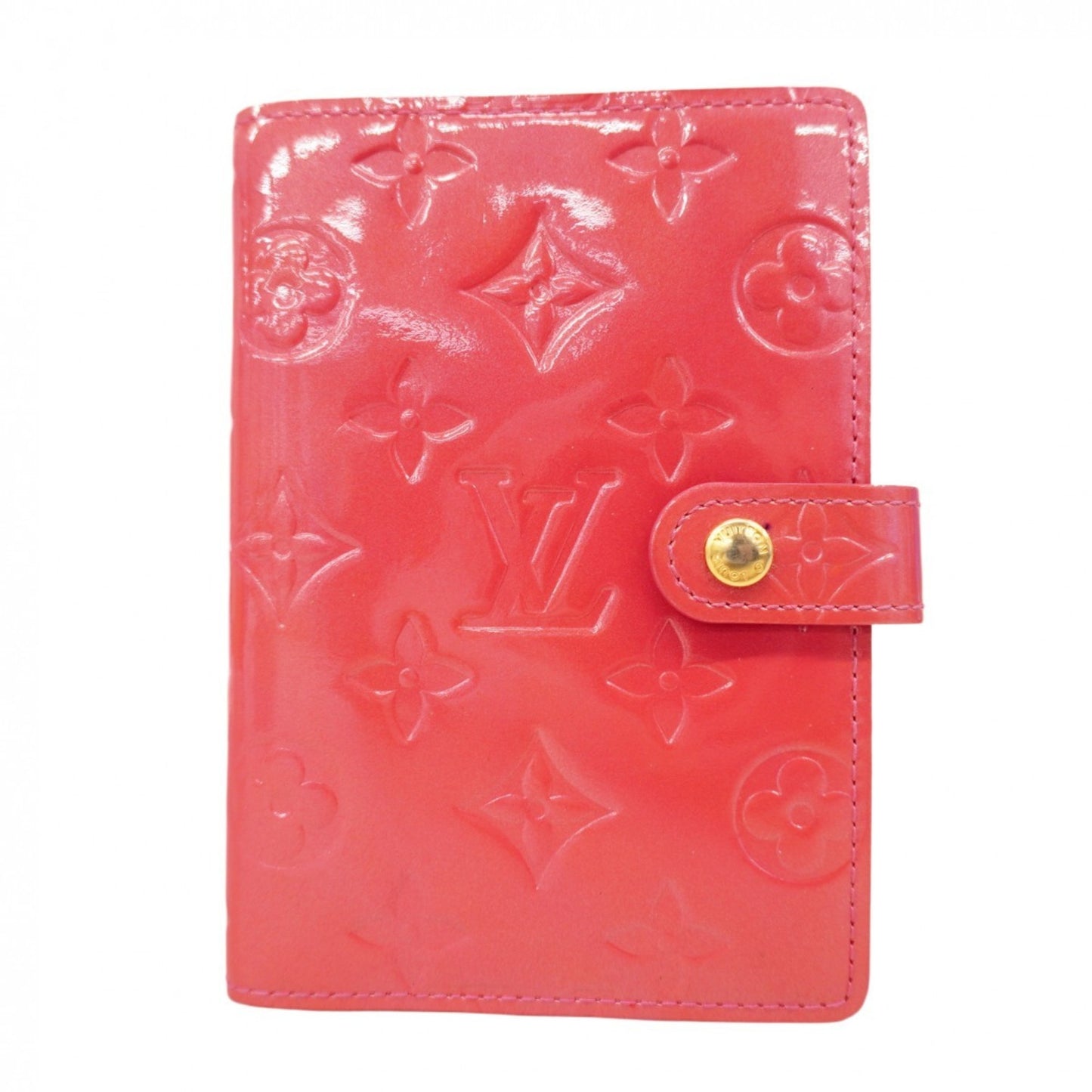 Louis Vuitton Vernis Agenda Pm Planner Cover R2101F Framboise