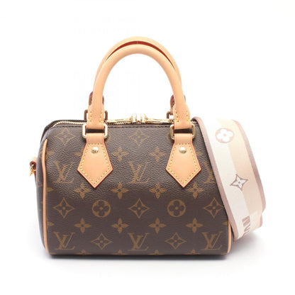 Louis Vuitton Speedy Bandouliere 20 Monogram Beige Handbag