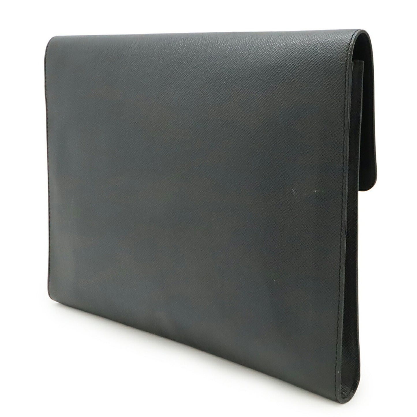 Louis Vuitton Taiga Minute Bag Document Case Leather Ardoise Black M31062