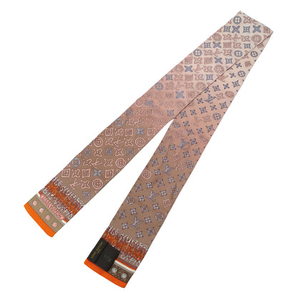 Louis Vuitton Women'S Monogram Map Silk Bandeau Scarf