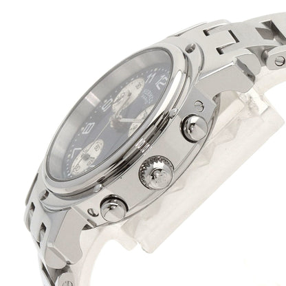 Herms Cl1.310 Clipper Chronograph Watch In Stainless Steel/Ss