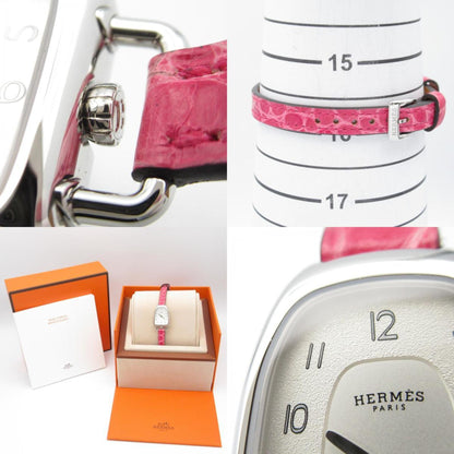 Hermes Hermes Gallop Watch Stainless Steel Leather