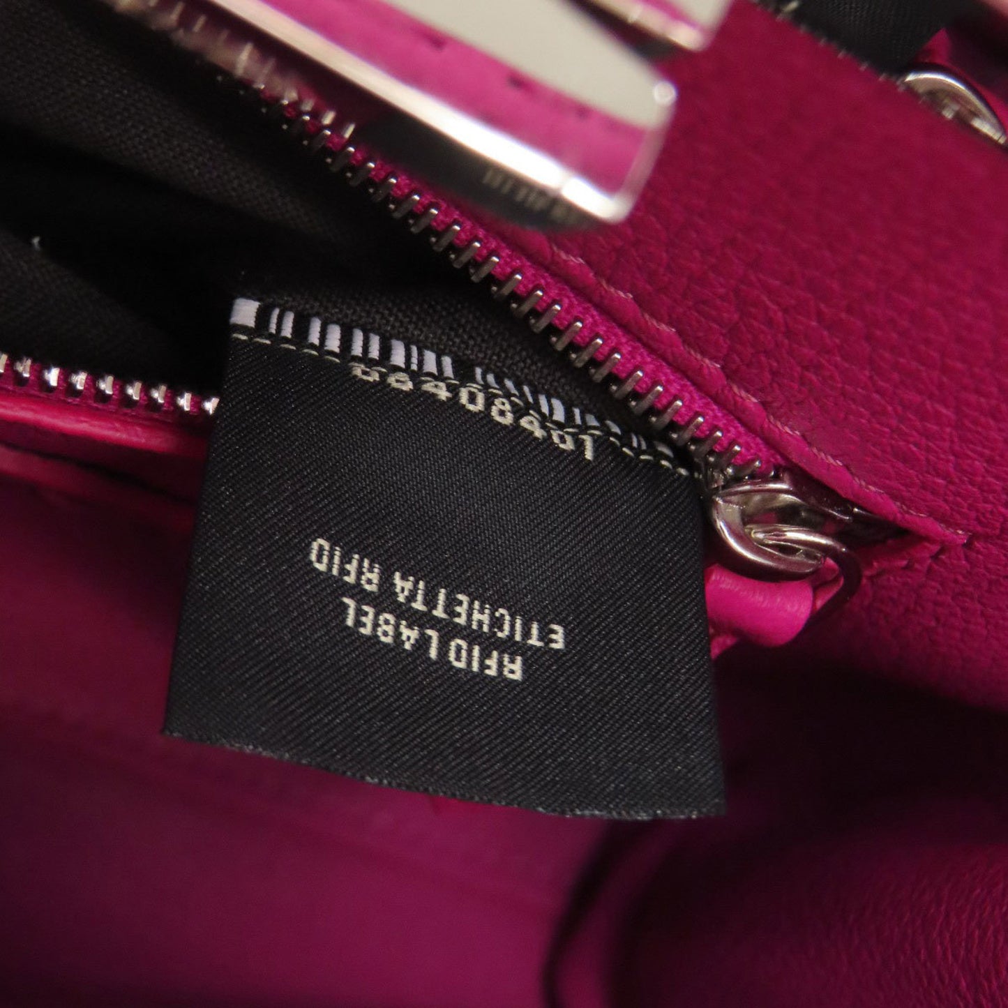 Fendi Mini Peekaboo 2-Way Handbag In Calfskin