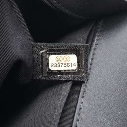 Chanel Boy Chanel Large Matelasse Shoulder Bag In Lambskin Fabric
