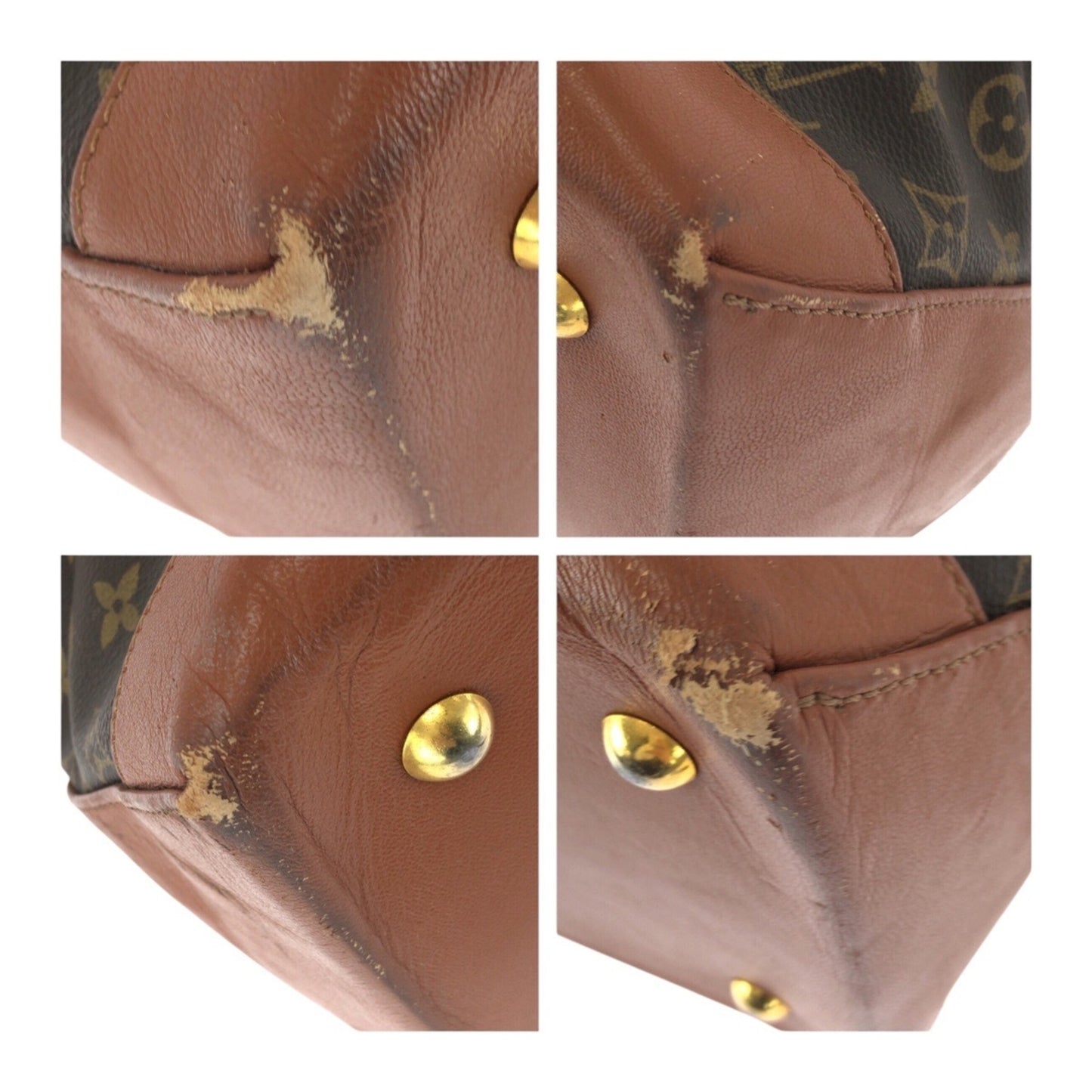 Louis Vuitton Vintage Monogram Sac Weekend Gm Brown With Gold Hardware