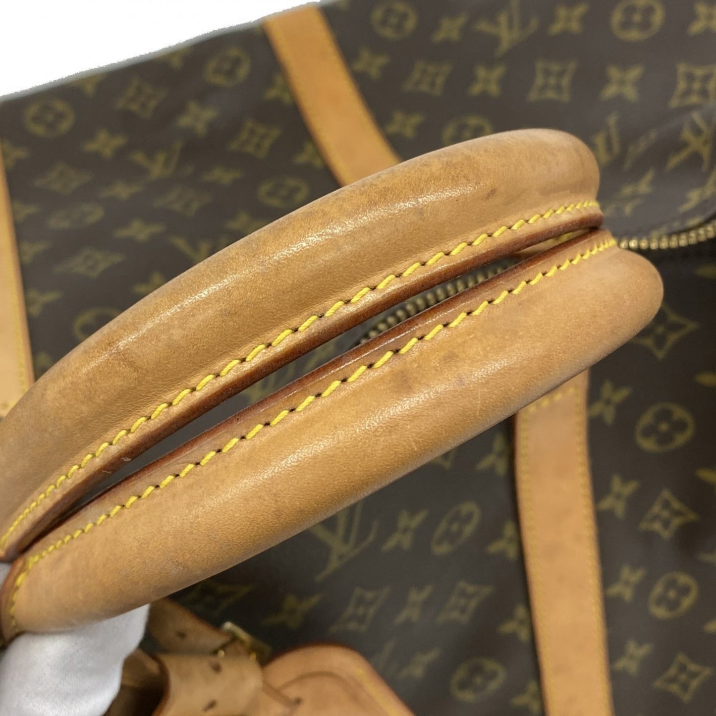 Louis Vuitton Monogram Keepall 60 Boston Bag M41422 Brown