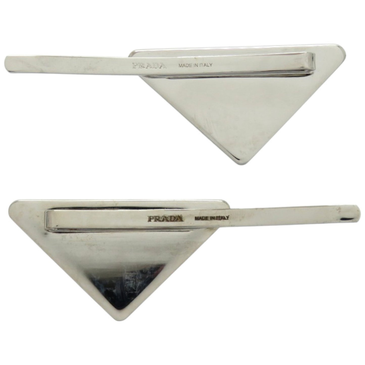 Like New Prada Hair Clip With Triangle Logo
