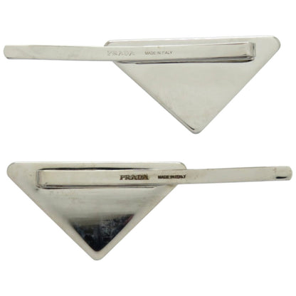 Like New Prada Hair Clip With Triangle Logo